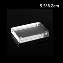 Acrylic Photo Frame Desktop Display Pictures Holder Right Angle Photo Frame Two Pieces Of 0.8 Cm Thick Wedding Photos Stand