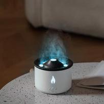Creative Mini Volcano Aroma Diffuser & Jellyfish Incense Burner - Essential Oil Humidifier, Air Purifier, Home Gift. EU Plug