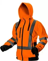 Bluza, Gerai matomas darbo džemperis, oranžinis, XL dydis
