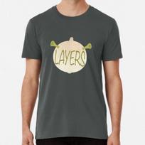 Layers - Shrek Onion  S to 5XL Made in the AU/USA T-Shirt Mens Womens Tees Top S