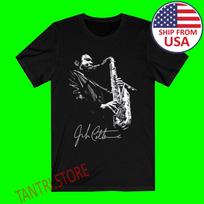 John Coltrane Saxophone Men's Black Size S to 3XL L
