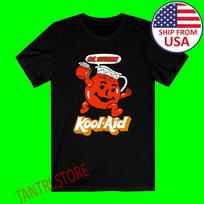Kool Aid Man Oh Yeah Tropical Fruit Punch Men's Black Size S to 3XL S