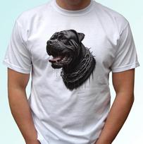 Cane Corso white kids boys T-Shirt dog top paint design gift tee italian mastiff all sizes 100