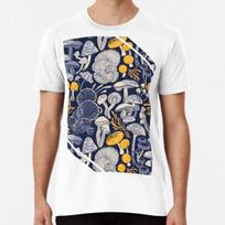 Mystical fungi // midnight blue background i S to 5XL Made in the AU/USA T-Shirt Mens Womens Tees Top S