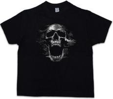 SCREAMING SKULL I Kinder Jungen kids boys T-Shirt Dead Tattoo Art Rockabilly Skeleton 160