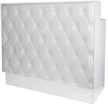 Activeshop Registratūros stalas GABBIANO RECEPTION DESK PEARL Baltas