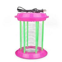 Non-toxic LED UV Light Mosquito Trap Long-lasting Mosquito Insect Killer Lamp  Outdoor Patio rožinė