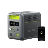 FOSSiBOT F1200 1024Wh 1200W Stationenergie Electric Generator Portable, LiFePO4 Solar Power Station,Home Camping RV žalia