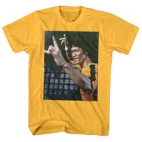 Bruce Lee Yellow Jumpsuit Men's T Shirt Iconic Kung Fu Legend Ninja Fighter Top 4XL