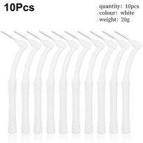 Replaceable Interdental Brush With Dust Cover Soft Mini Brush L-type Tooth Floss Cleaning Between Teeth Oral Care Toothpicks
