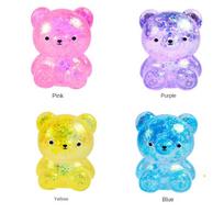 Toys Cute Squishy Bear Fidget Slow Rising Squeeze Toy Funny Stress Reliever Reduce Pressure Prop for Childrens and Adults
