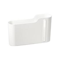 Wall-Mounted Trash Bag Storage Rack: Punch-Free Pull-Out Shelf for Kitchen or Bathroom balta