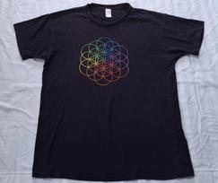 COLDPLAY World Tour 2017 Unisex T Shirt Sz Large Cotton Good Clean Condition R22 M