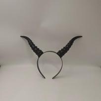 Gothic Devil Sheep Horn Headdress Hairband for Role Play Girl Boy Antelope Ox Horn Design Halloween Party Costume Accessory