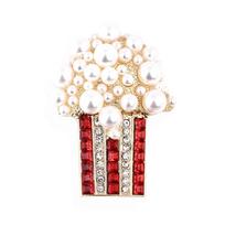 [HF][LA]1Pc Vintage Pearl Popcorn Brooches For Women Clothing Coat Jewelry Party Accessries Gifts