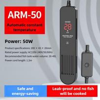 Small Aquarium Heating Device Fish Tank Explosion Proof Heating Rod Automatic Constant Temperature Turtle Tank Electric Heater ARM-50  50W