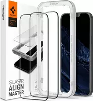 Ekrano apsauga Spigen tR Align Master 2 Pack, FC juodas - iPhone 14 Plus/iPhone 13 Pro Max