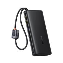 Powerbank 25000Mah 145W Z Wyświetlaczem Wbudowanymi Kablami Usb-C - Czarny