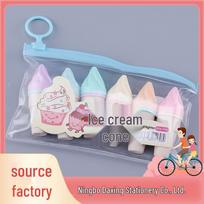 Colorful Ice Cream Cone Highlighter Set XYH-1708 Chisel tip