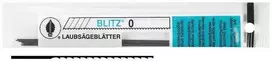 Josef Haunstetter Sagenfabrik Siaurapjūklio pjūkleliai BLITZ Nr.0, 33TPI, 12 vnt.