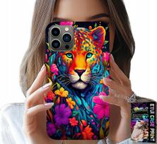 Etui Do Iphone 11 Pro - Kwieciste Wzory Tygrys Tygrysek + Folia