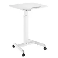 Reguliuojamo aukščio rašomasis stalas Maclean MC-892W, 113cm, baltas