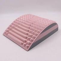 Adjustable Back Stretcher Neck Massager Massage Relaxation Waist Massage Pillow  Sciatica Nerve rožinė