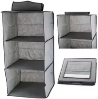 Kabantis lentynėlių organizatorius spintai, 3 lentynos, 30x30x60 cm