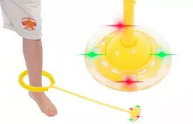 Ikonka KIK šviečianti čiurnos šokdynė HULA HOP LED