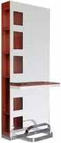 Activeshop Kirpyklos konsolė su veidrodžiu Gabbiano B058 Cherry