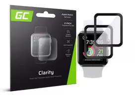 Green Cell Žalias Cell 2x GC Clarity ekrano apsauga, skirta Apple Watch 42mm