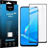 MyScreen Protector grūdintas stiklas 5D XIAOMI REDMI 10 MyScreen DIAMOND GLASS LITE kraštas Pilnas klijai juodi