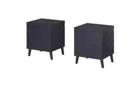 Cama Meble Naktinis Staliukas - Nova 44x40x52 Tamsiai Mėlynas Matinis