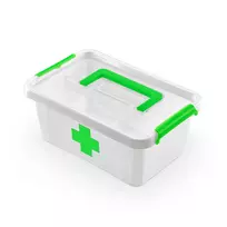 ORPLAST Apteczka antibakterinis pirmosios pagalbos rinkinys 4,5 rankena + įdėklas 30x20