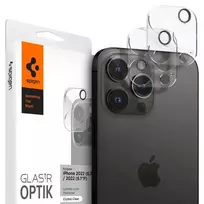 Spigen fotoaparato apsauga iPhone 14 Pro 6,1 / Pro Max 6,7 Optik.TR Camera Protector 2 vnt. Crystal permatomas