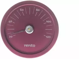 Termometras pirčiai - RENTO, violetinis