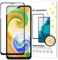 Wozinsky Full Glue Apsauginis stiklas Samsung Galaxy A04s 9H Full Screen Protector With Juodas Frame