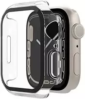 Belkin grūdinto išlinkimo ekrano apsauga „Apple Watch 4-8/SE 40/41mm“, skaidri