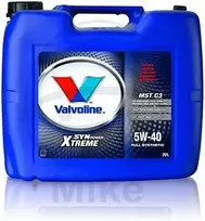 Alyva varikliui SYNPOWER MST C3 5W40 20L, Valvoline