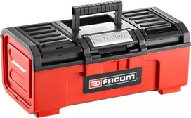 „Facom BP.C14NPB“ įrankių dėklas – lengva plastikinė laikymo dėžė (juoda/raudona)