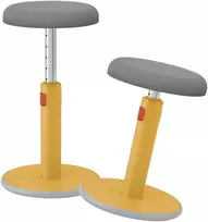Ergonomiška kėdė Leitz Ergo Cosy, „du viename“, šiltai geltonos spalvos