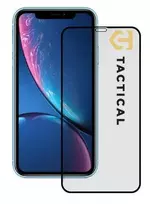 Tactical apsauginis stiklas Shield 5D skirtas Apple iPhone 11/XR su juodos spalvos krašteliu