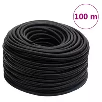 Hibridinė oro žarna, juodos spalvos, 0,6", 100m, guma ir PVC