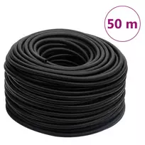 Hibridinė oro žarna, juodos spalvos, 0,6", 50m, guma ir PVC