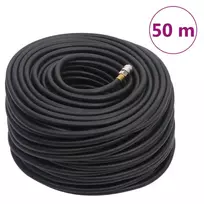 Hibridinė oro žarna, juodos spalvos, 0,6", 50m, guma ir PVC