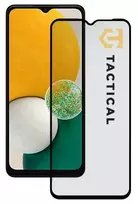 Tactical apsauginis stiklas Shield 5D skirtas Samsung Galaxy A13 5G/A04s su juodos spalvos krašteliu