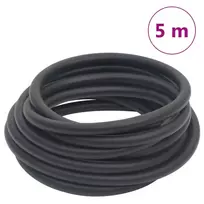 Hibridinė oro žarna, juodos spalvos, 0,6", 5m, guma ir PVC