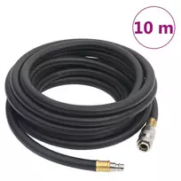 Hibridinė oro žarna, juodos spalvos, 0,6", 10m, guma ir PVC