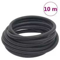 Hibridinė oro žarna, juodos spalvos, 0,6", 10m, guma ir PVC
