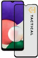 Tactical apsauginis stiklas Shield 5D skirtas Samsung Galaxy A22 5G su juodos spalvos krašteliu
